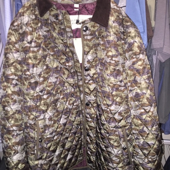 Burberry Brit Rollsley Camo quilted Jacket Coat - Picture 2 of 4